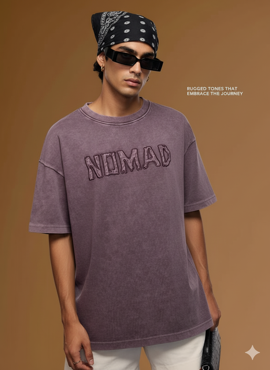 NOMAD Washed Purple T-Shirt