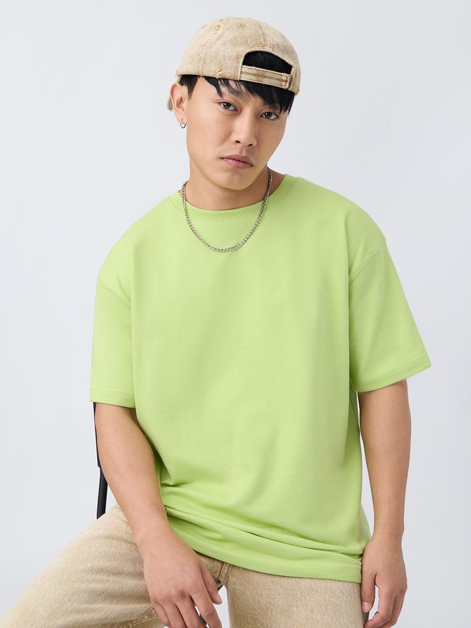 Oversized Lime Green T-Shirt
