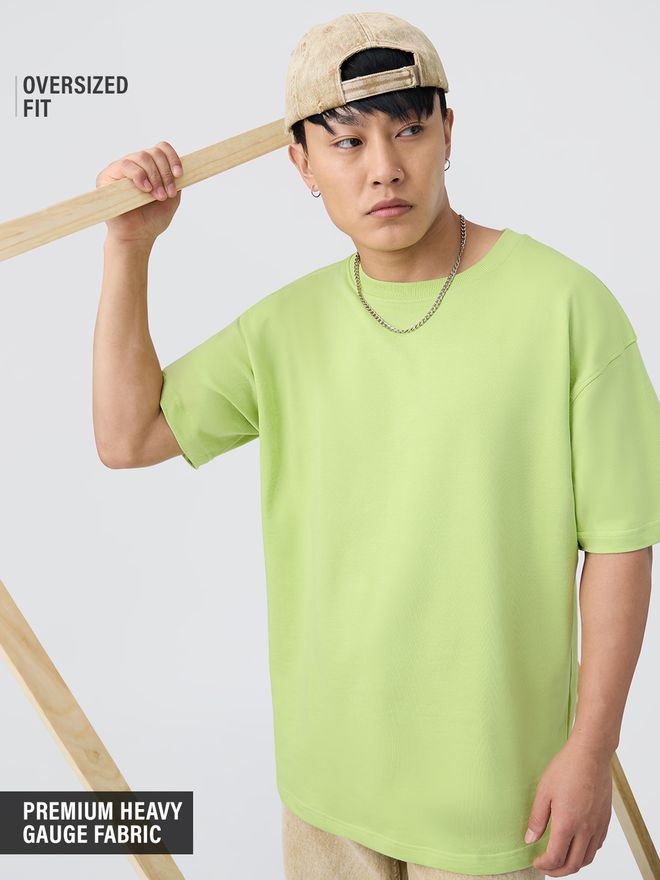 Oversized Lime Green T-Shirt