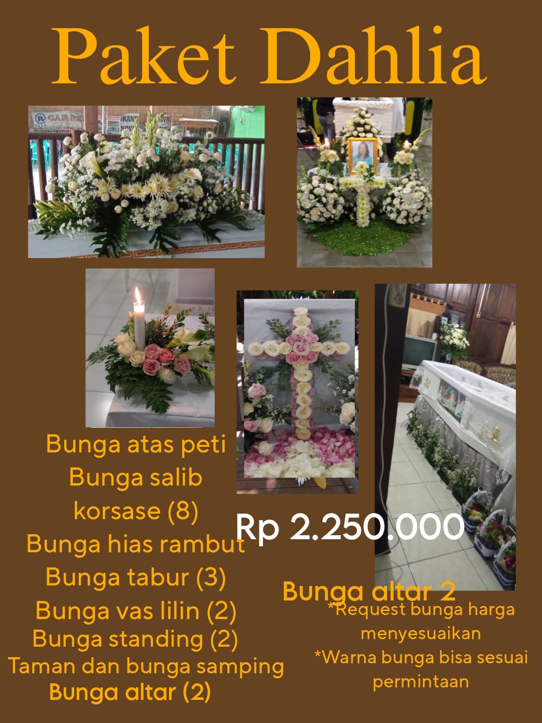 Karangan Bunga Duka paket hemat