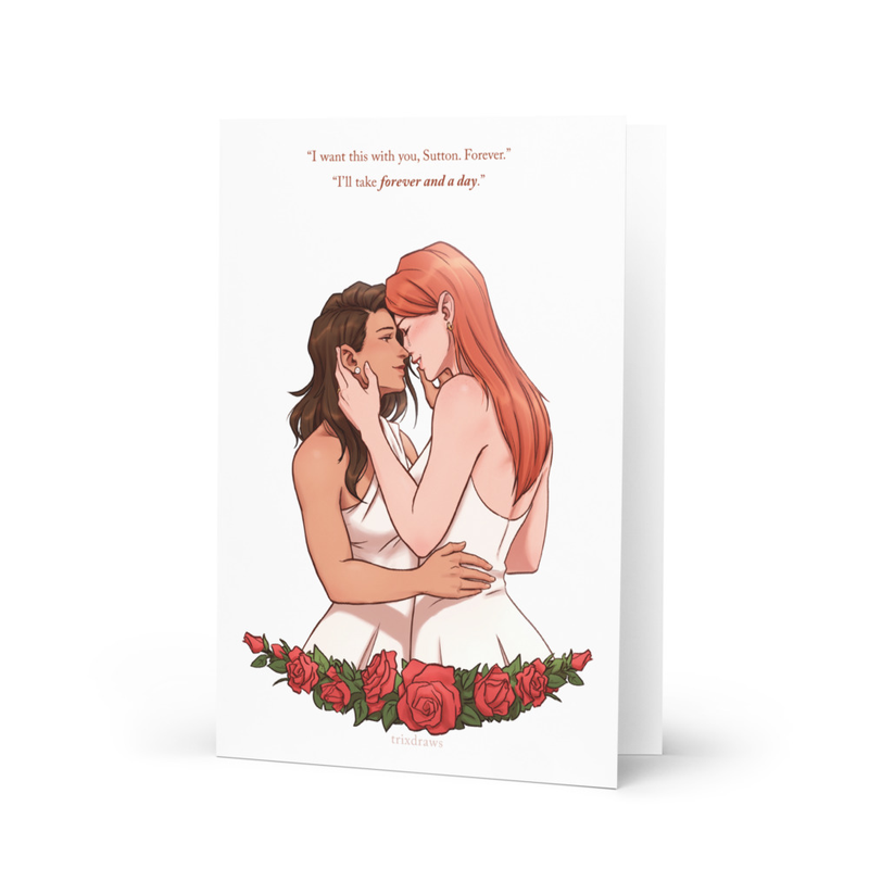 Forever and a Day - Greeting card