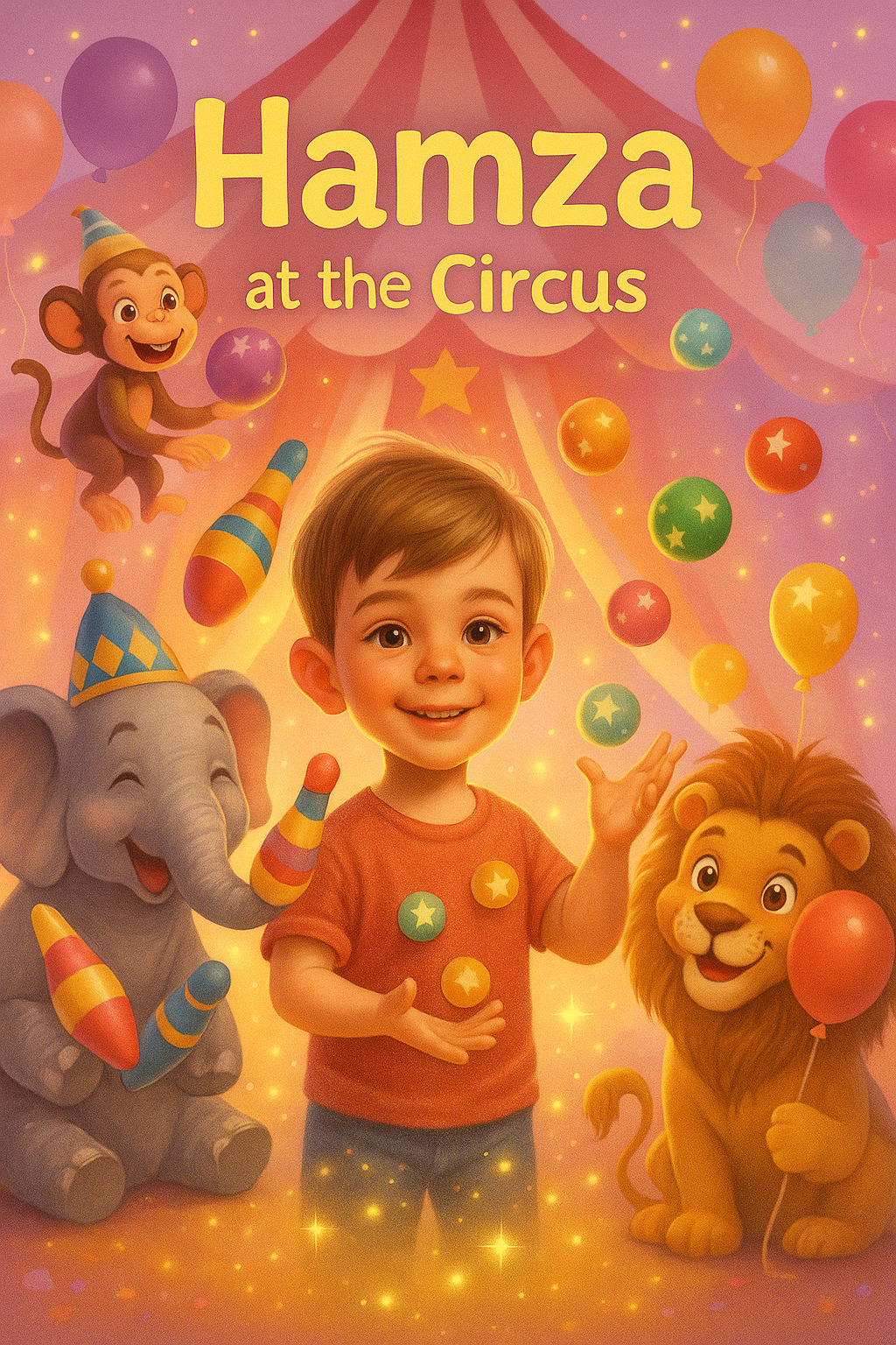 Hamza at the Circus Personalized Storybook