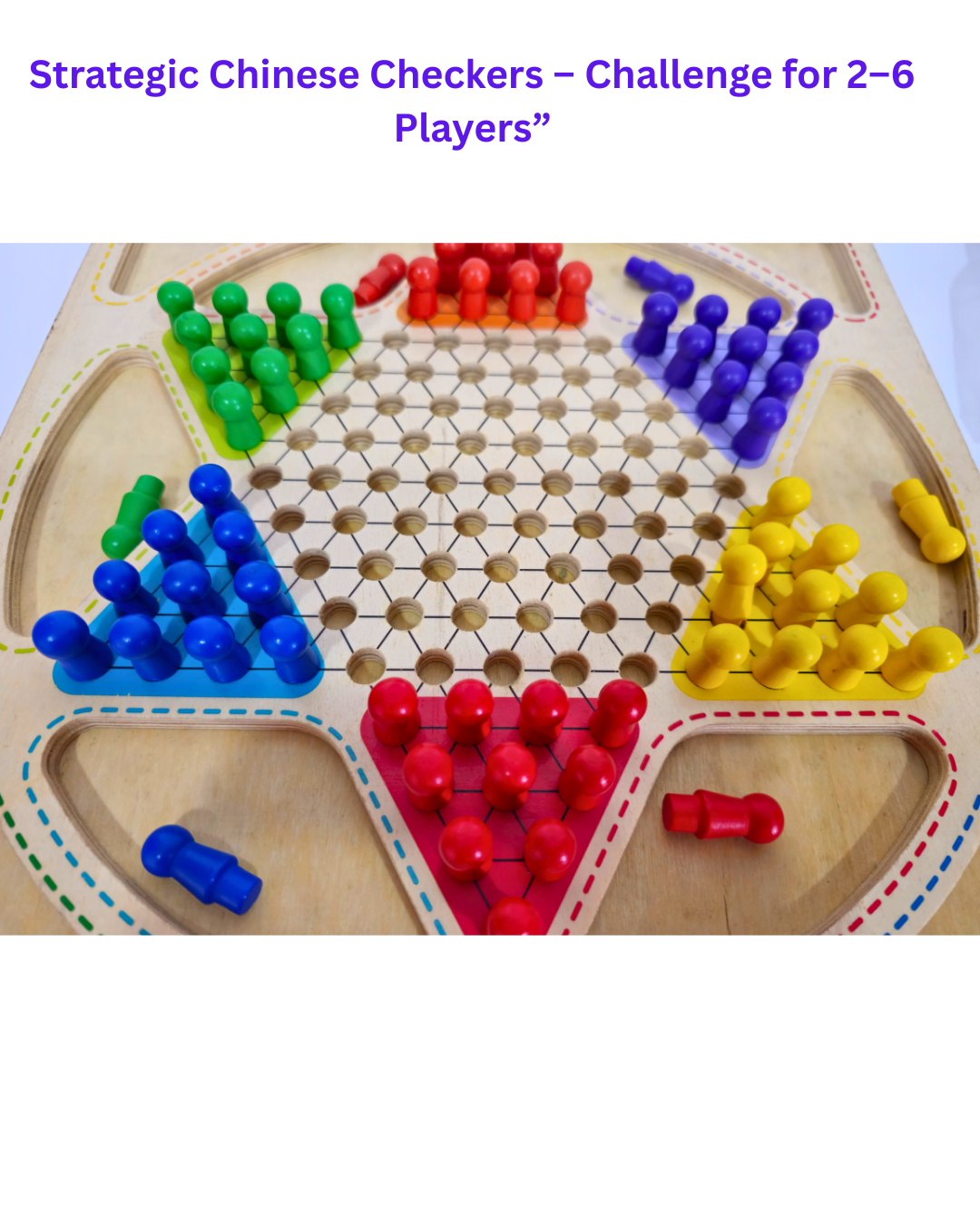 Ludo cum Chinese Checker 2-in-1 Board Game | Manaaz Kids