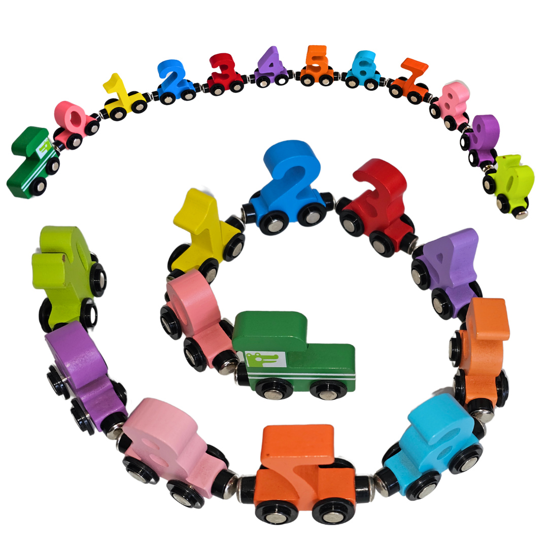 Wooden Number Train Toy Set