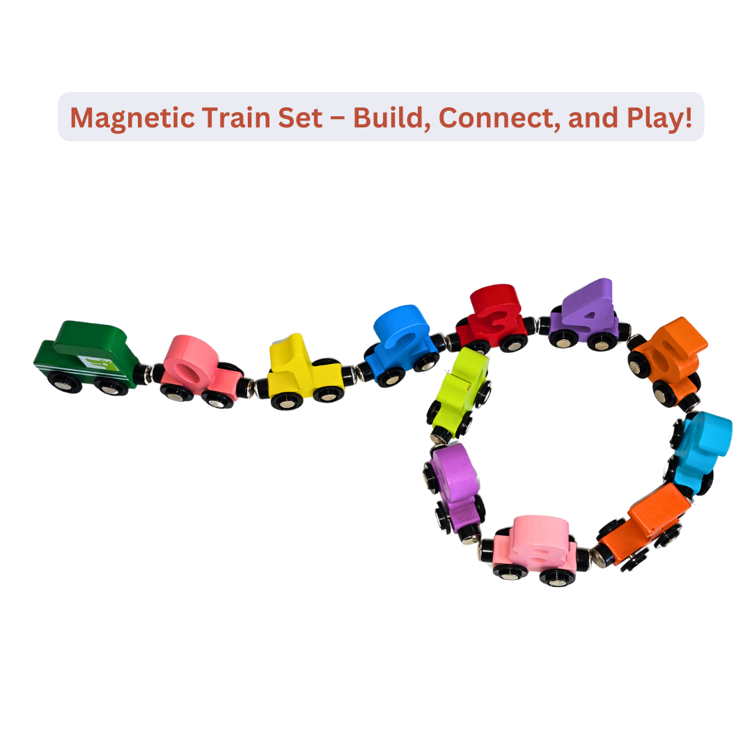 Wooden Number Train Toy Set