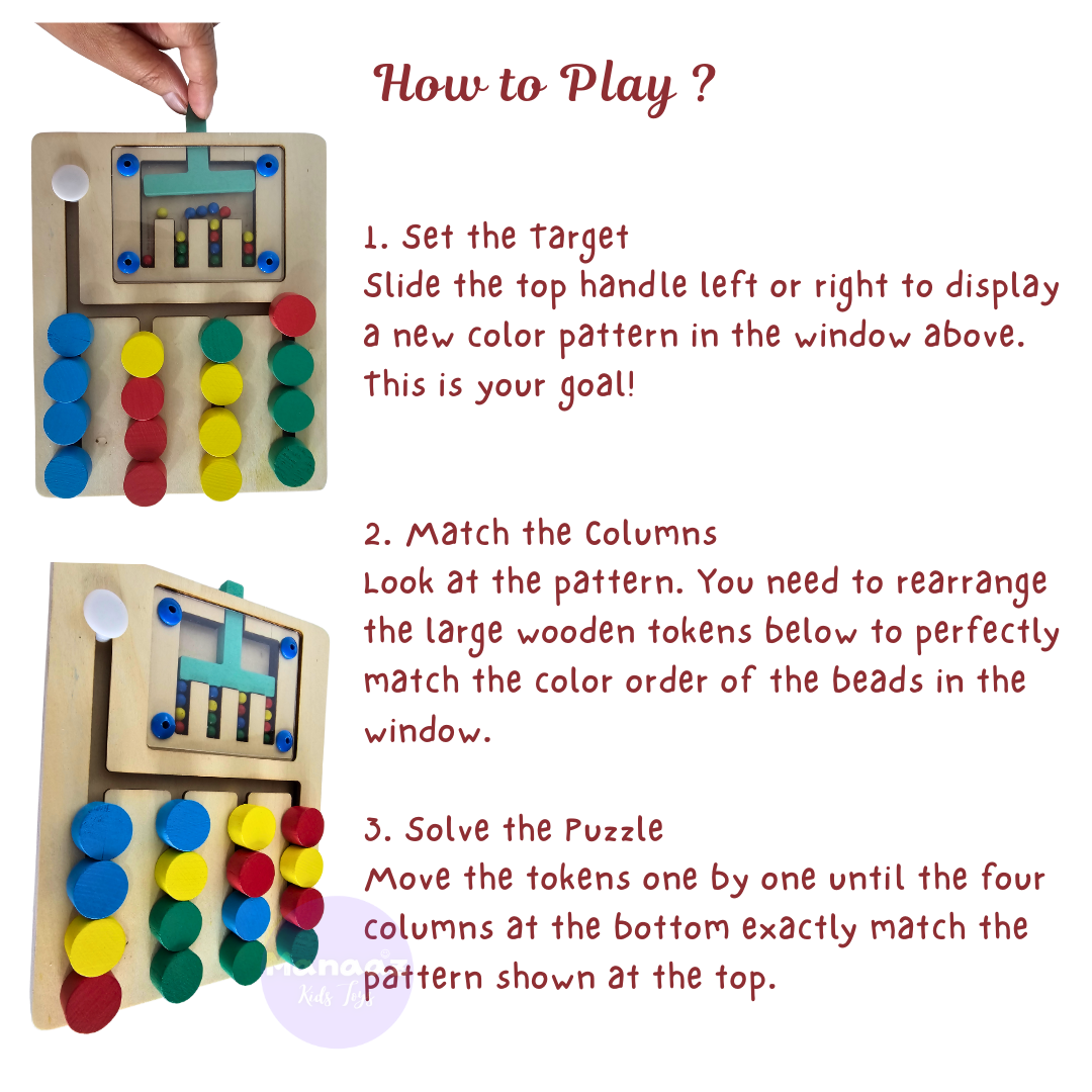 Four Colour Sorting Educational Toy | Manaaz Kids