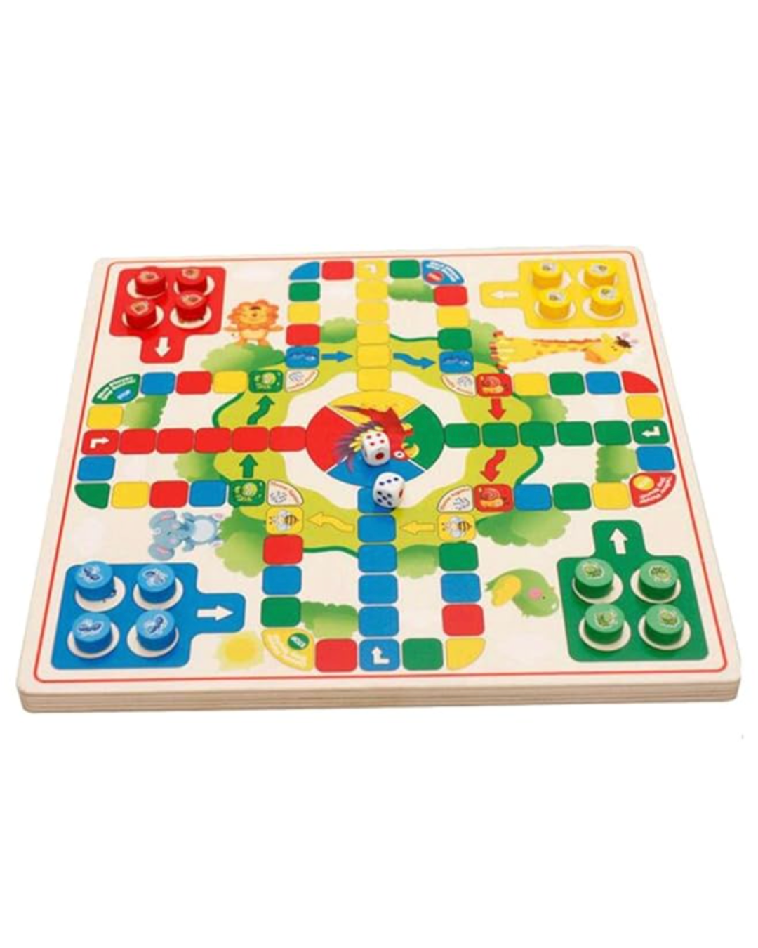 Ludo cum Chinese Checker 2-in-1 Board Game | Manaaz Kids