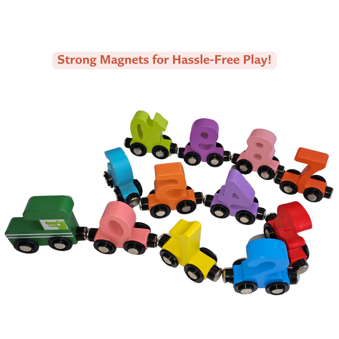 Wooden Number Train Toy Set