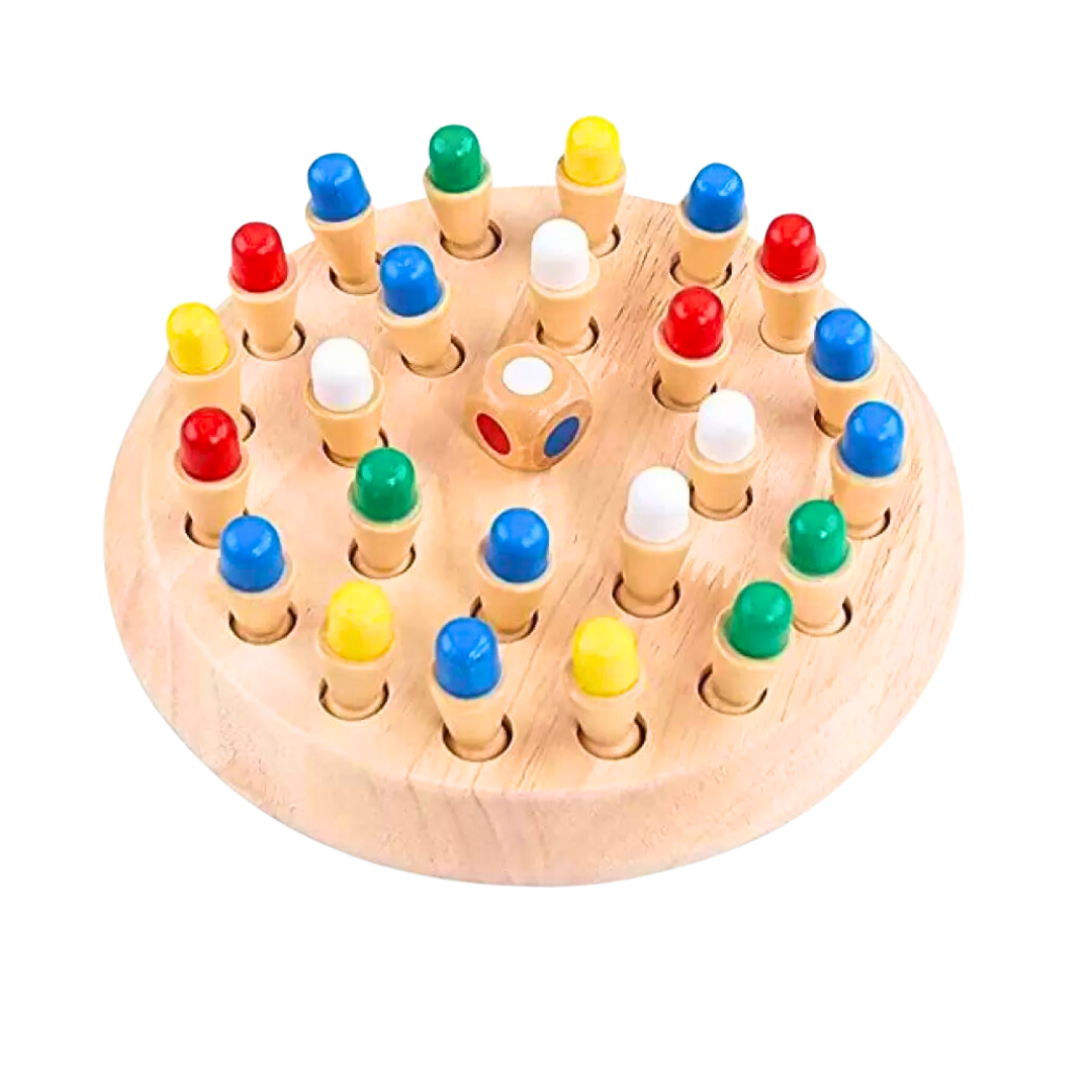 Wooden Memory Match Stick Game