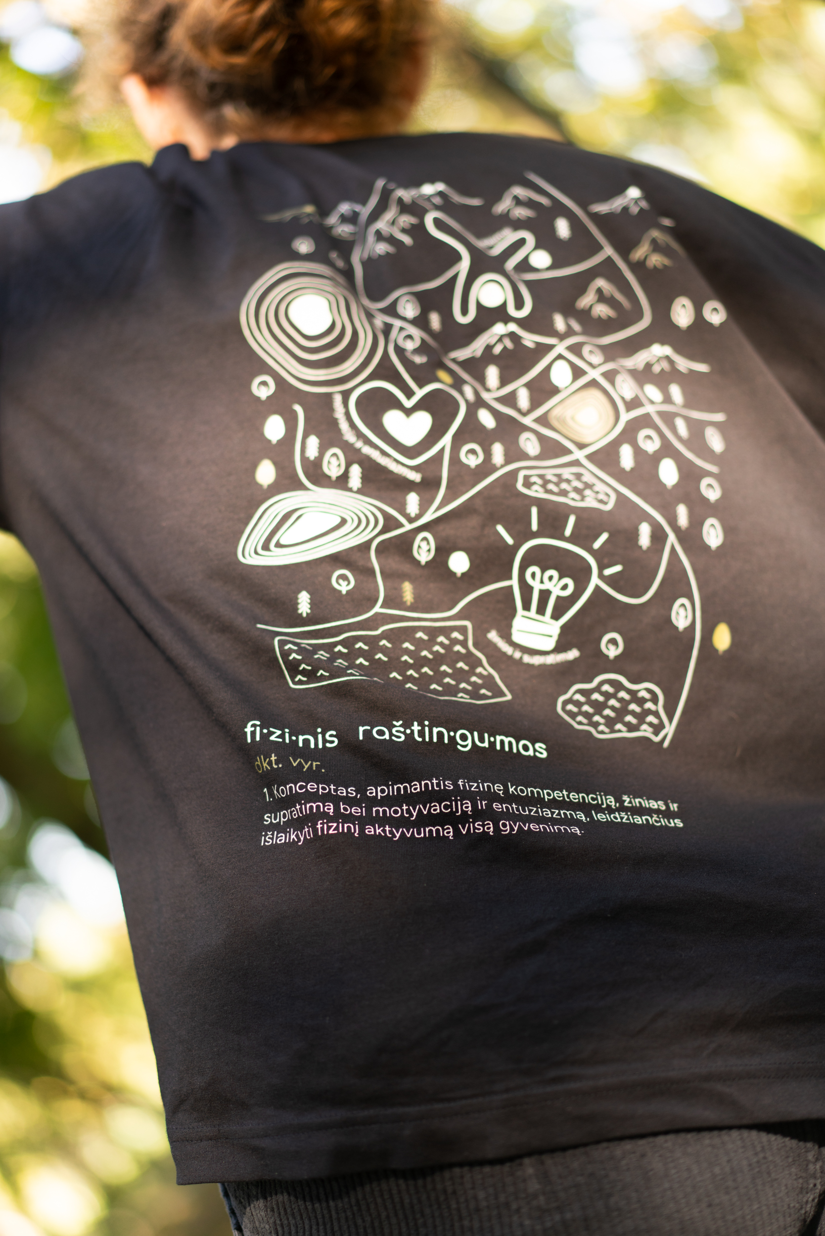 Marškinėliai "Fizinis raštingumas"