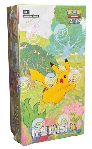 Boîte de cartes Pokémon 151