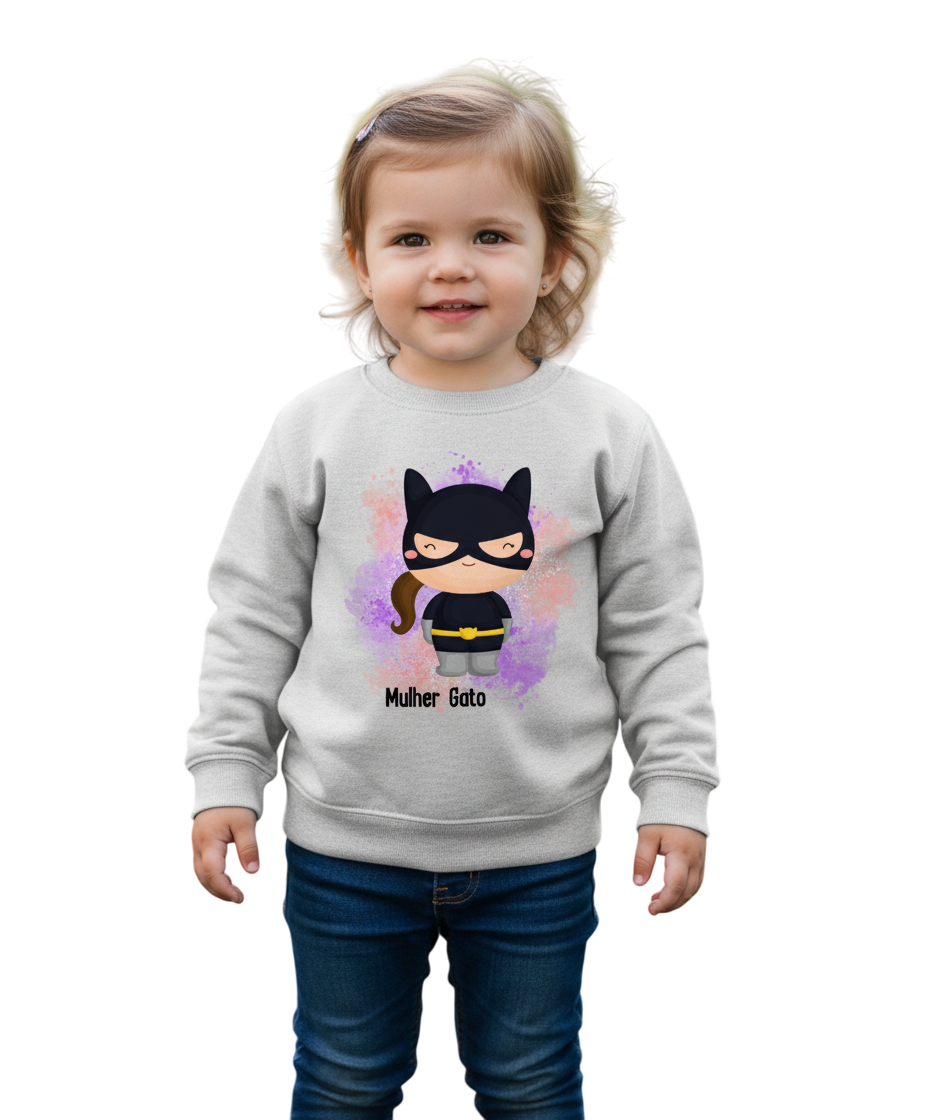 Sweatshirt Mulher gato