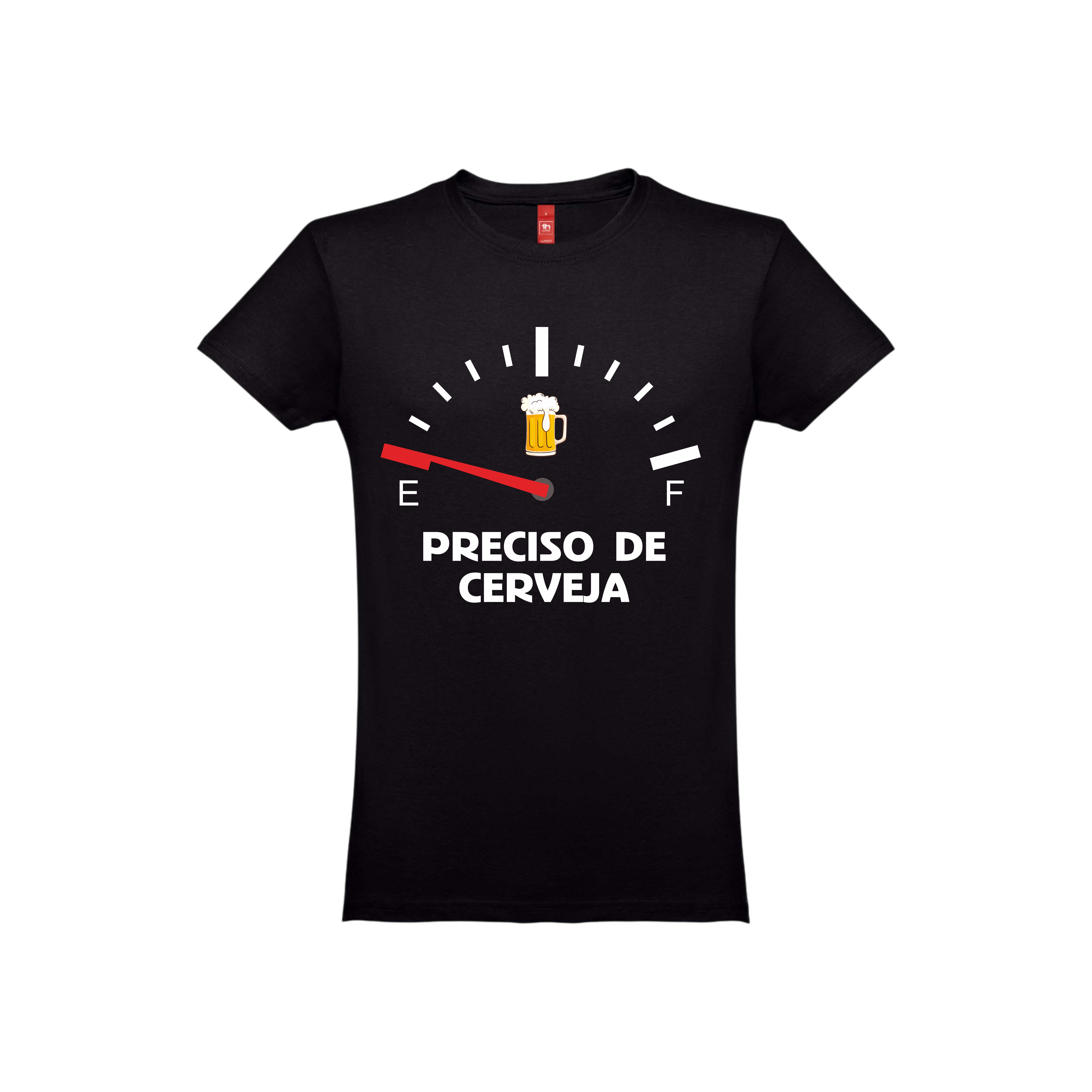 T-shirt preciso de cerveja