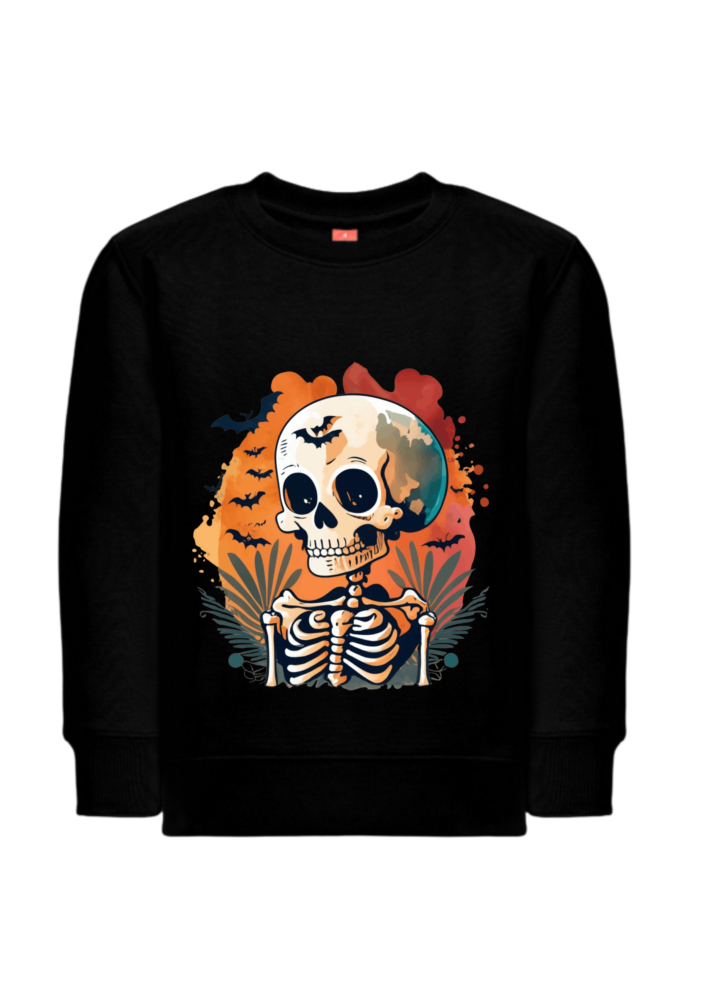 Sweatshirt de hallowen com caveira