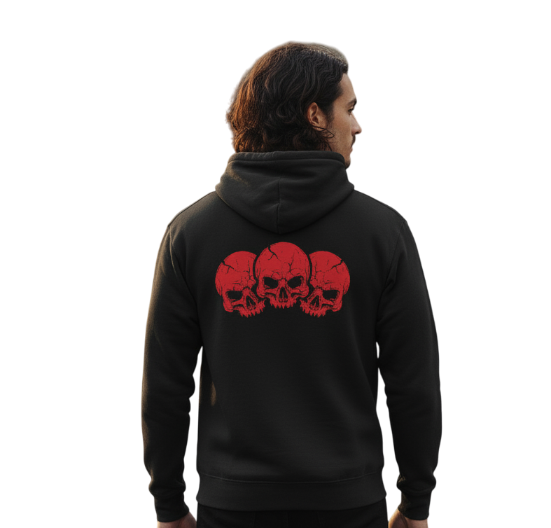 Sweatshirt Hallowen 3 caveiras