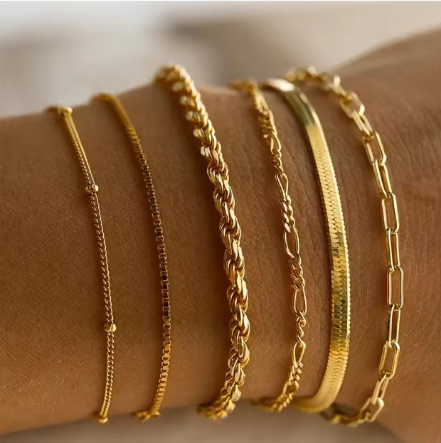 Conjunto de Pulseiras – Estilo Moderno e Versátil