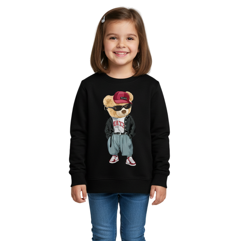 Sweatshirt com urso