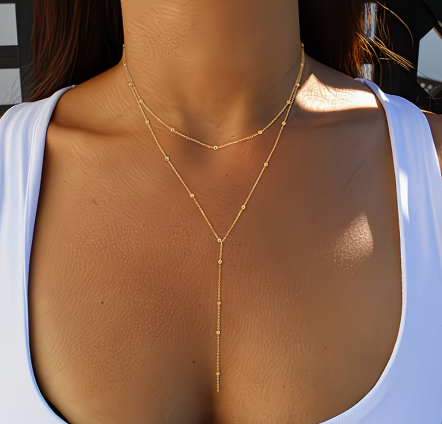 Colar Longo  – Elegância Minimalista