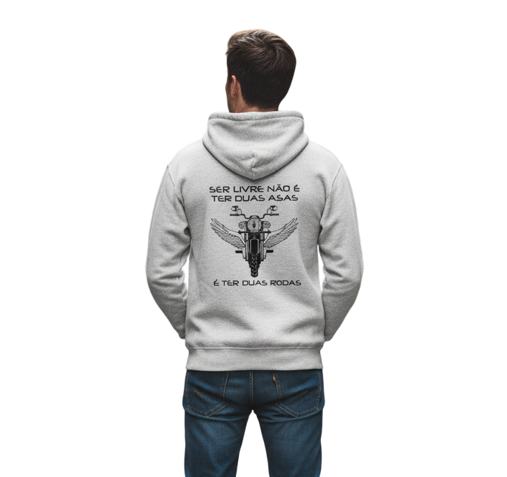 Sweatshirt "Liberdade em Duas Rodas"