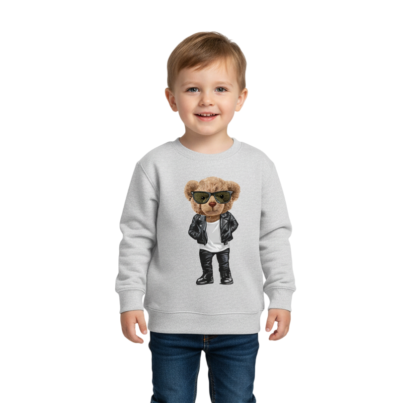 Sweatshirt com urso 