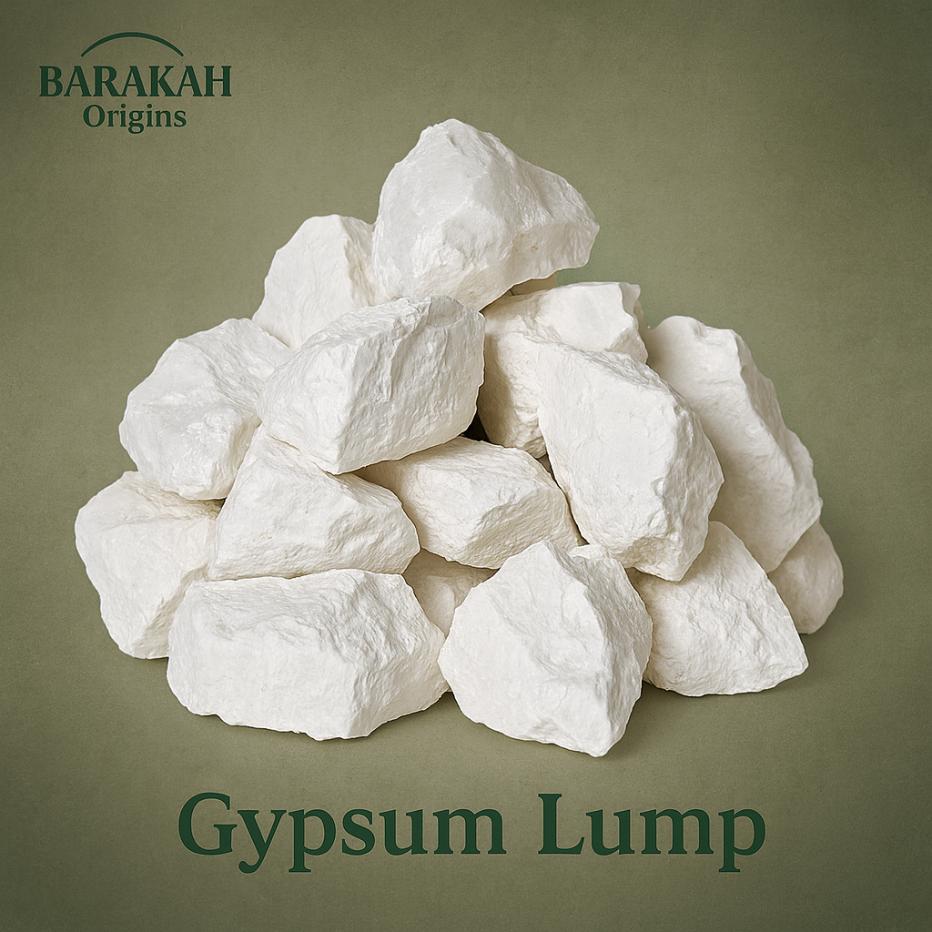 Raw Gypsum Stone – Natural Mineral for Industrial Use