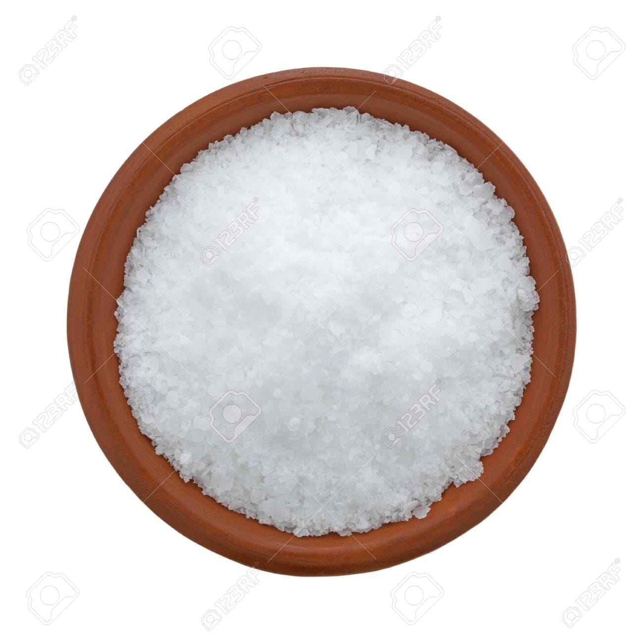 10. White Salt Crystals (2–5 mm)