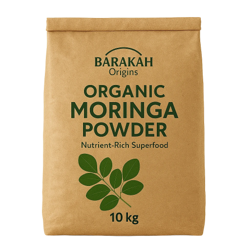 Organic Moringa Powder – 10 kg (Bulk Bag)