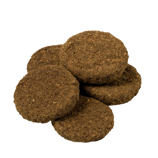 Sun-Dried Dung Cakes