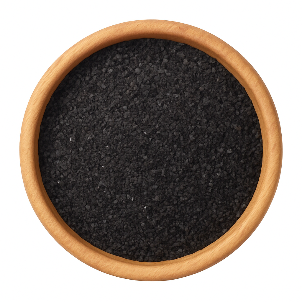6. Black Salt Grain (1–2 mm)