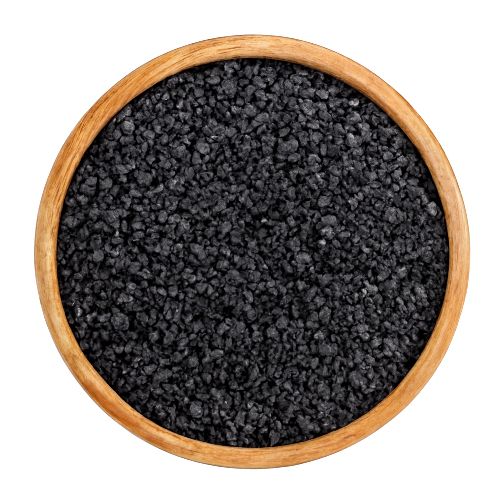 9. Black Salt Grain (2–5 mm)