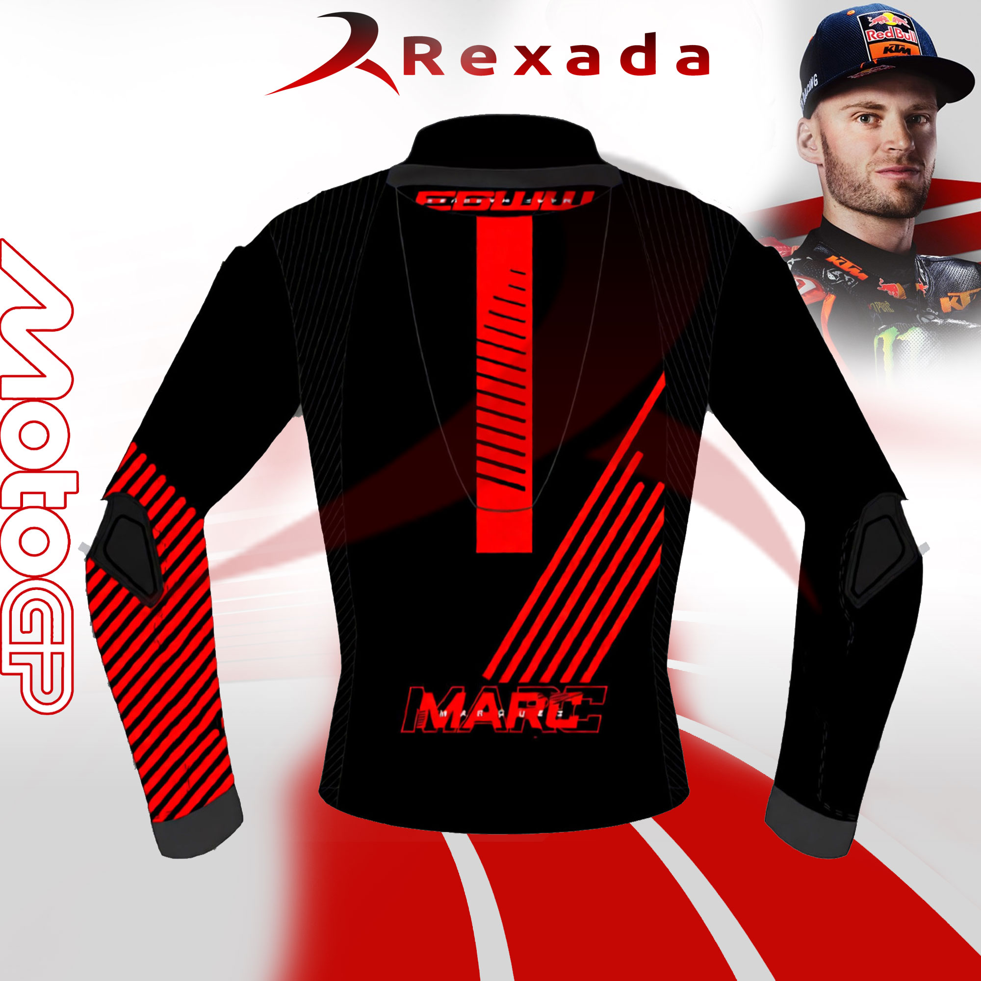 Red Racing Jacket Marco Bezzecchi Winter Test 2024