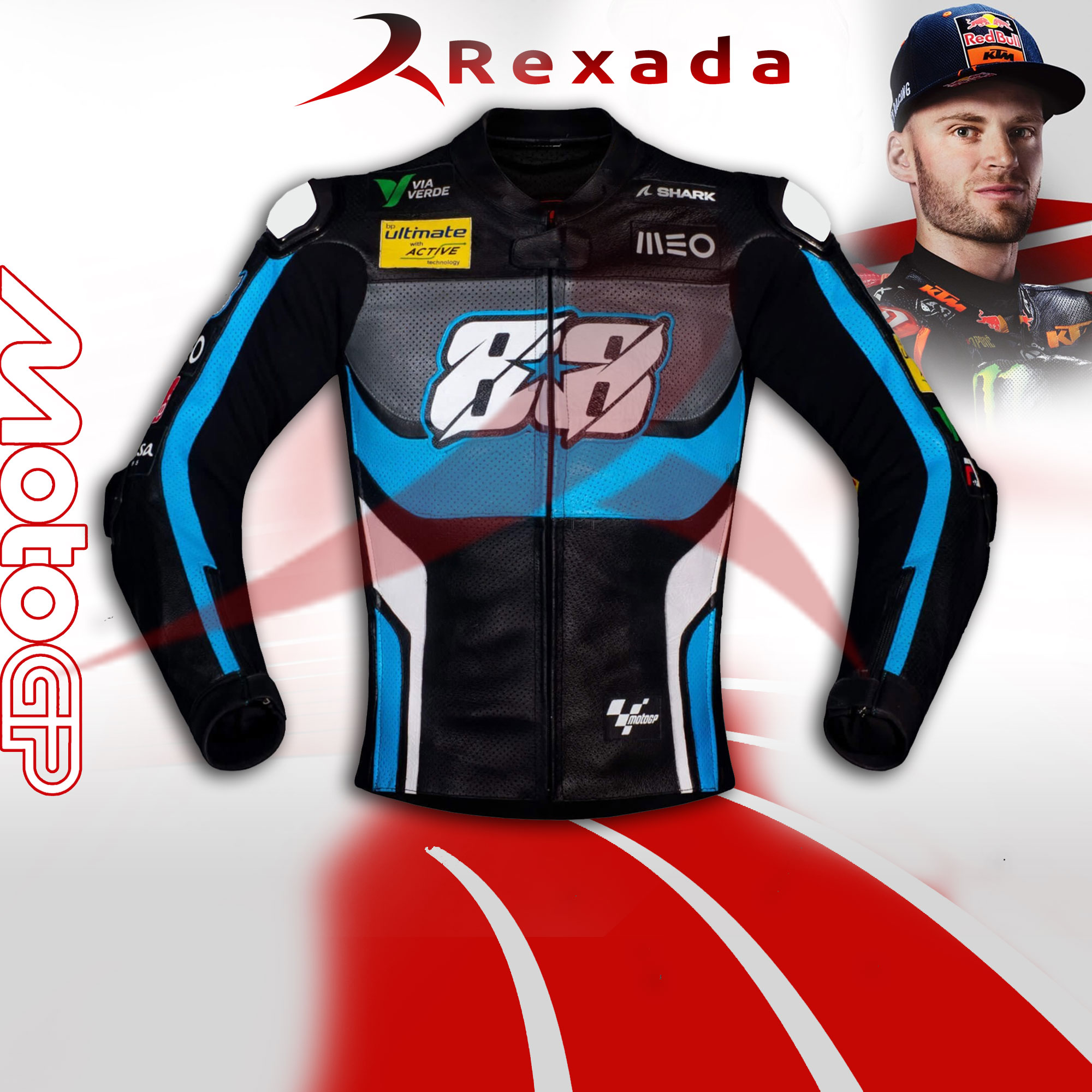 Racing Biker Jacket Miguel Oliveira 2023