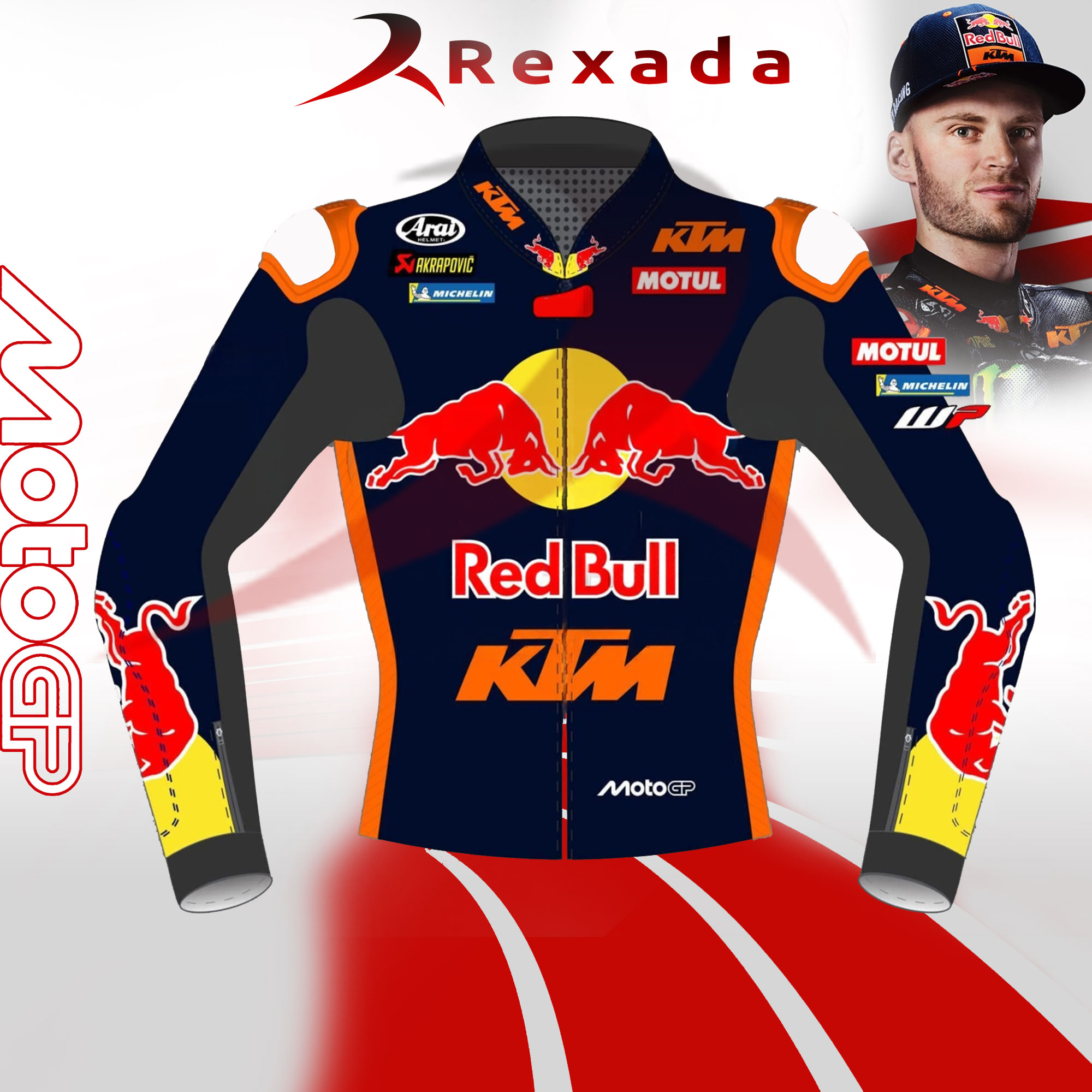 Blue Racing Jacket Brad Binder KTM MotoGP 2025