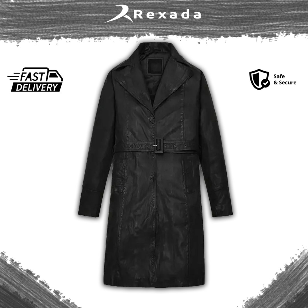 Discover enduring elegance with the Rexada Amara Classic Leather Coat — a timeless expression of grace, confidence, and craftsmanship.