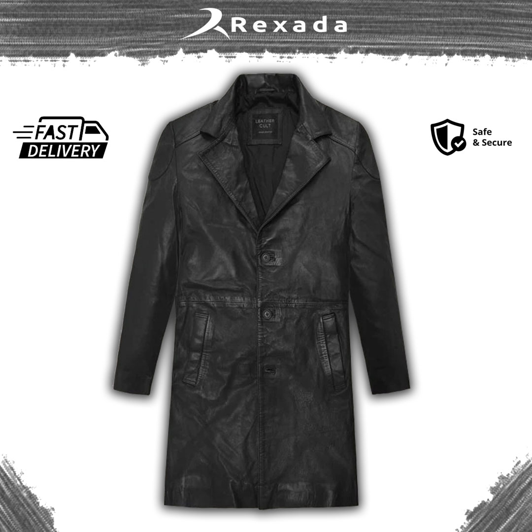 Rexada Karl Urban "The Boys" Leather Long Coat – The Butcher’s Commanding Edge