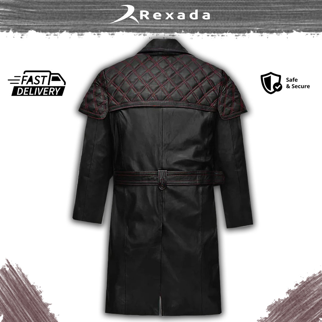 Rexada Elvis Presley Leather Long Coat – The King’s Iconic Legacy, Reimagined