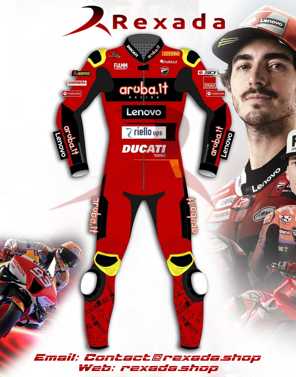 Leather Motorcycle Overalls Ducati 23 WT