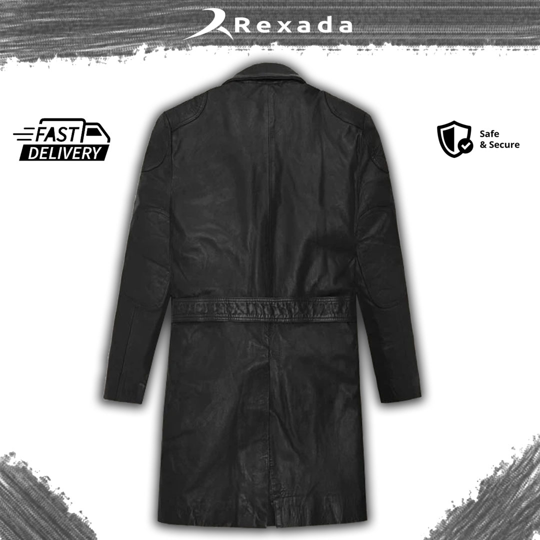 Rexada Nick Fury Leather Trench Coat – The Icon of Power and Precision