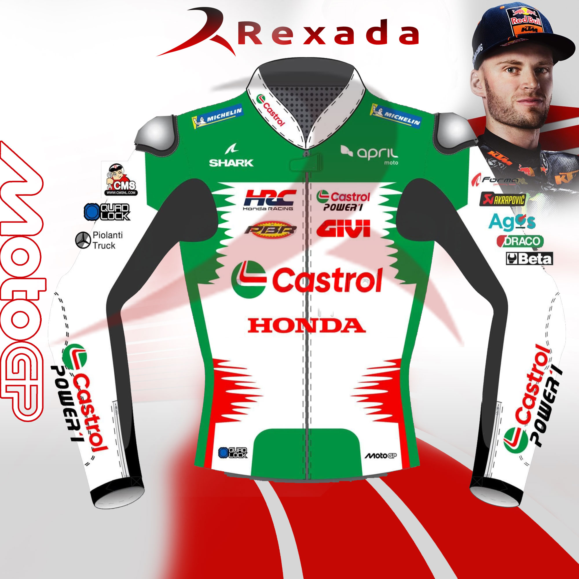Castrol Honda Jacket Johann Zarco 2024