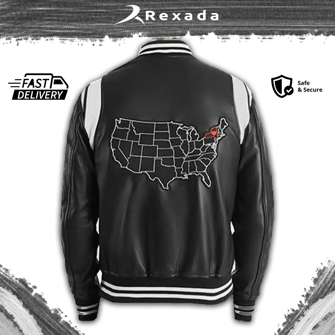 Rexada Jersey Varsity Leather – Effortless Elegance with a Bold Edge