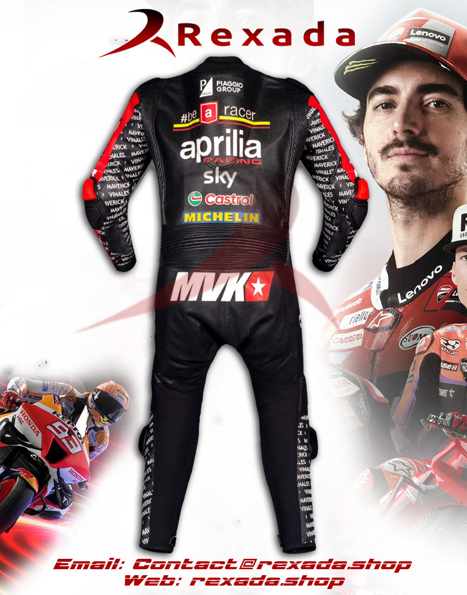 Motorcycle Full Body Suit Jorge Martin Aprilia MotoGP 2025