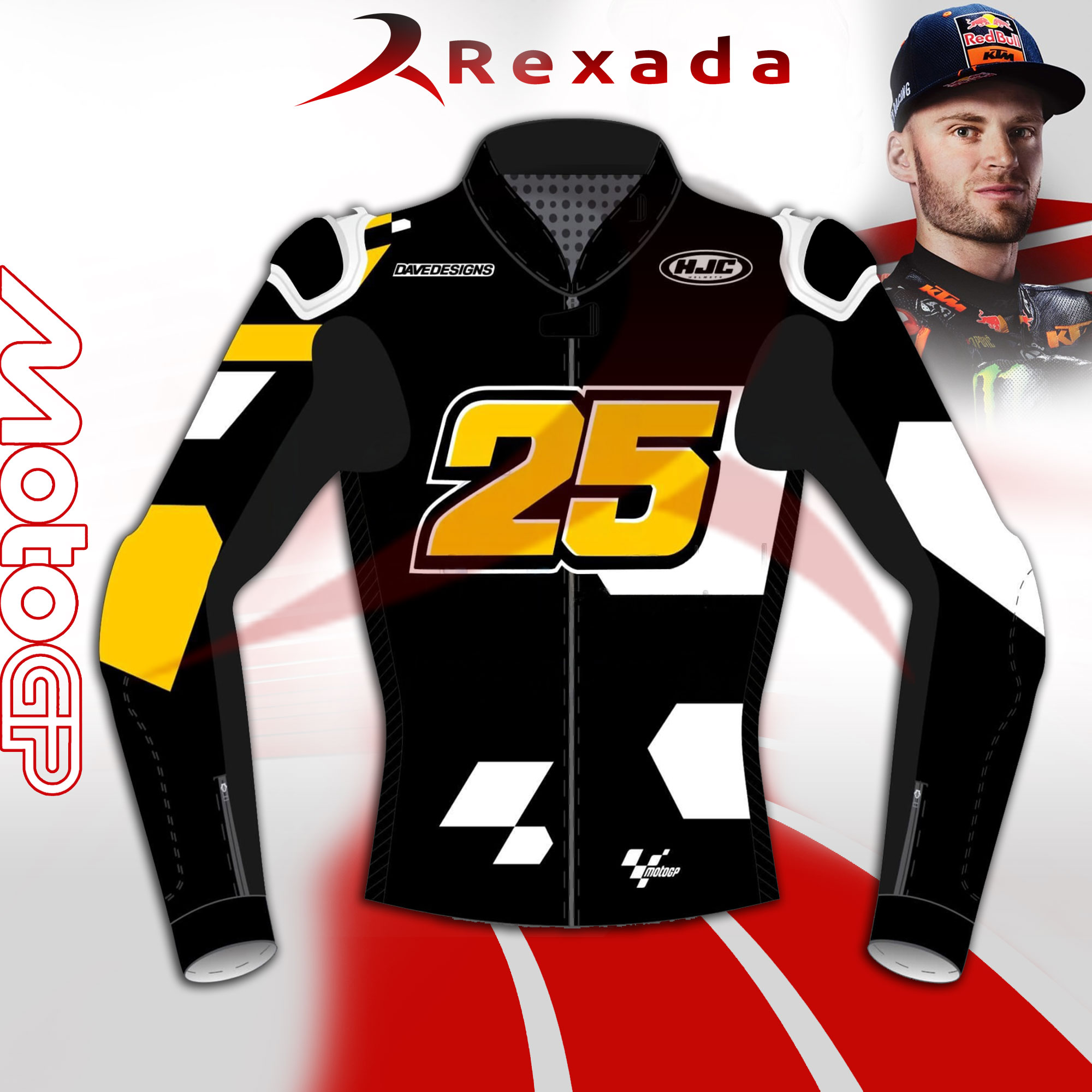 Black Leather Riding Jacket Aprilia 2025