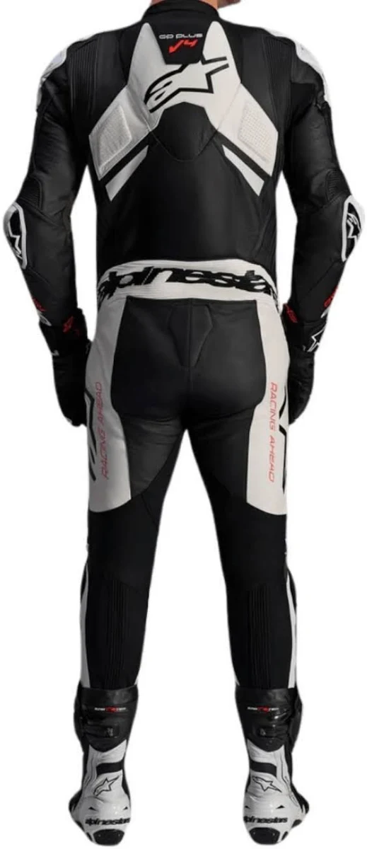 Alpinestars Missile V2 Leather Racing Suit | CE Certified One-Piece Motorcycle Suit | Track & Road Riding