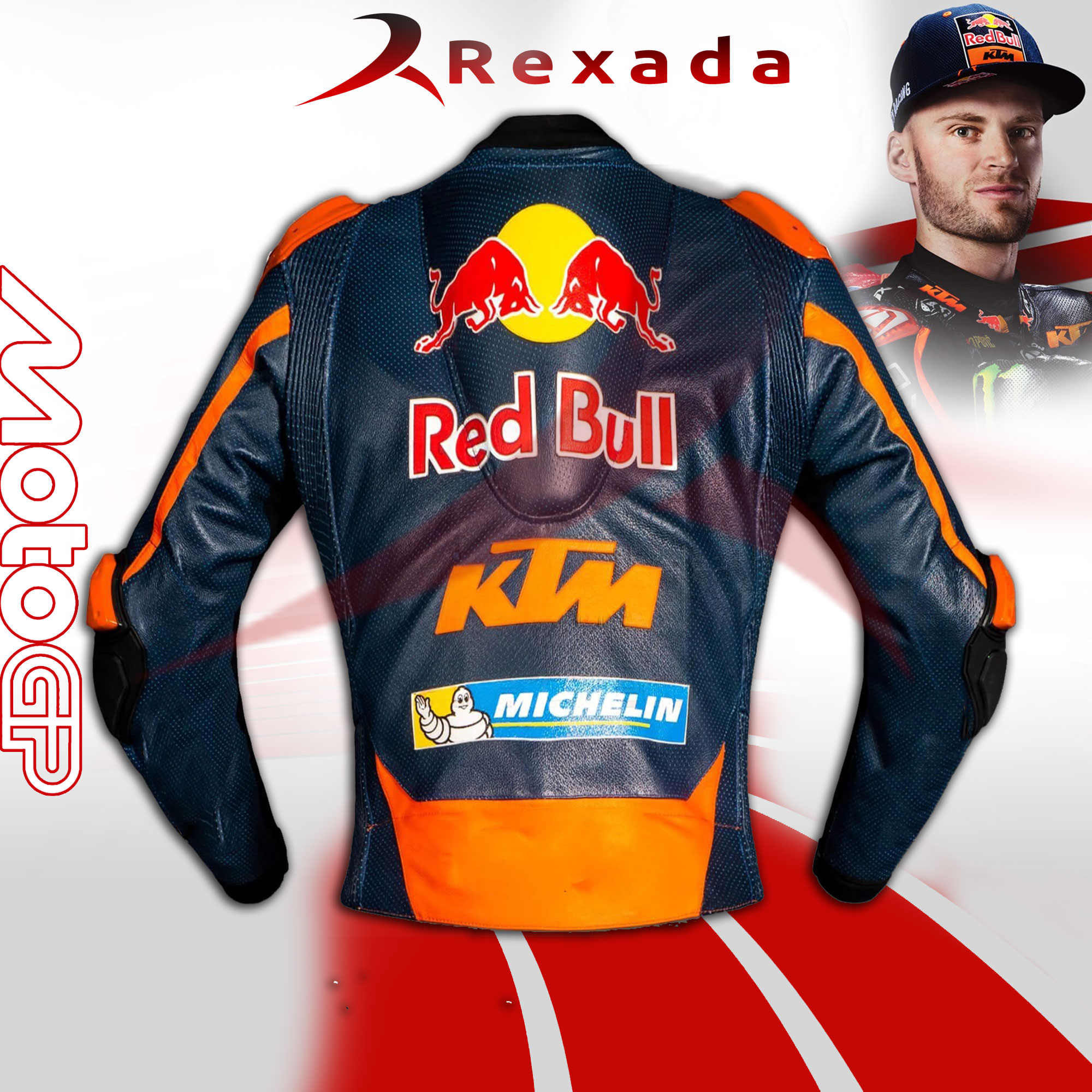 Riding Jacket Leather Maverick Vinales KTM MotoGP 2025