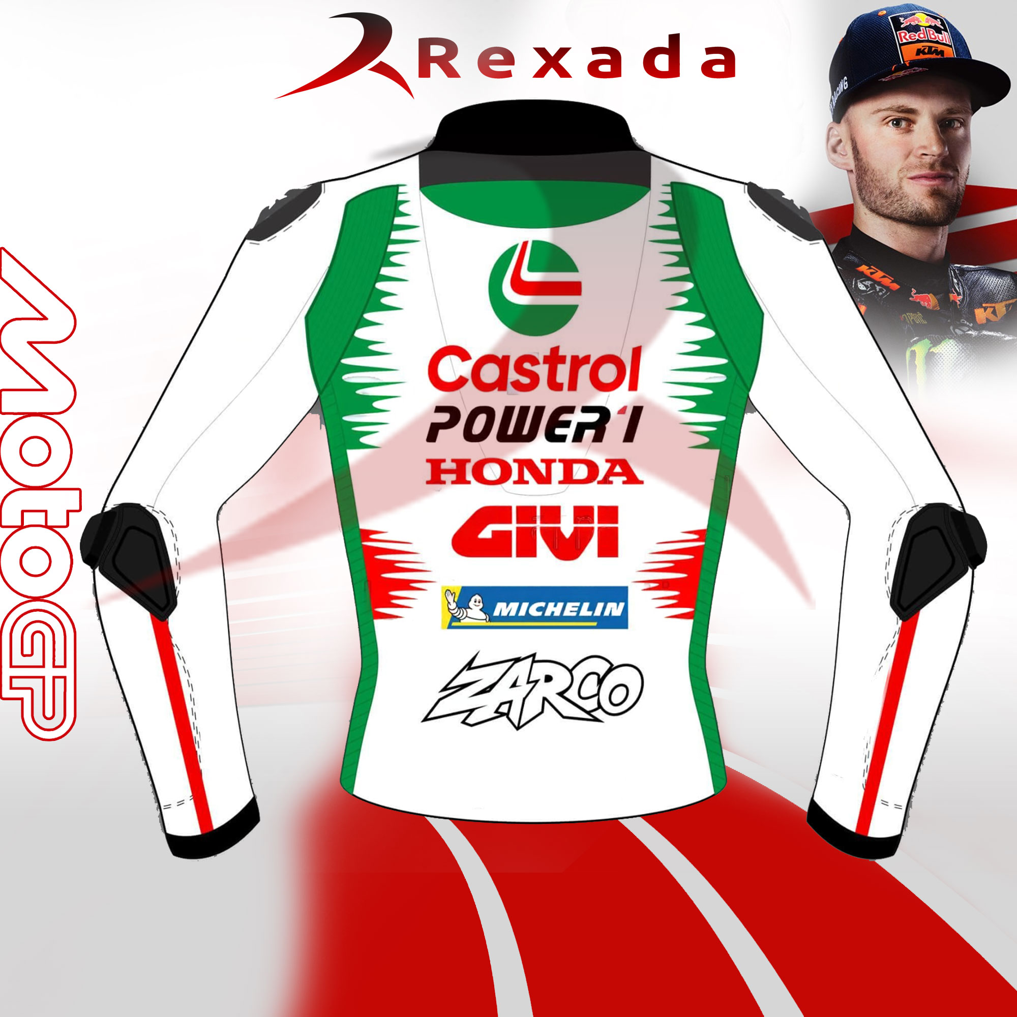 Castrol Leather Jacket Johann Zarco MotoGP 2025