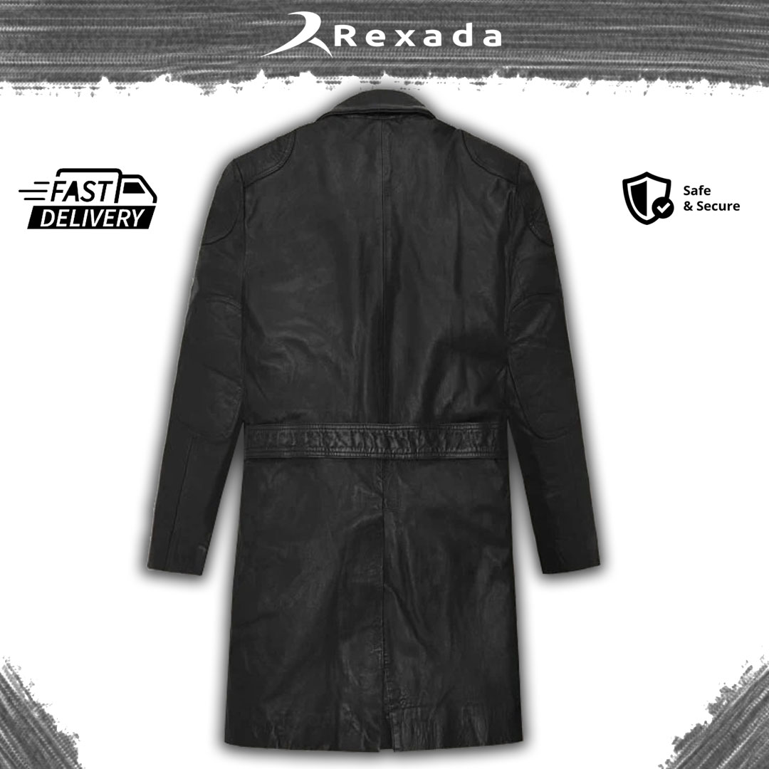 Rexada Karl Urban "The Boys" Leather Long Coat – The Butcher’s Commanding Edge