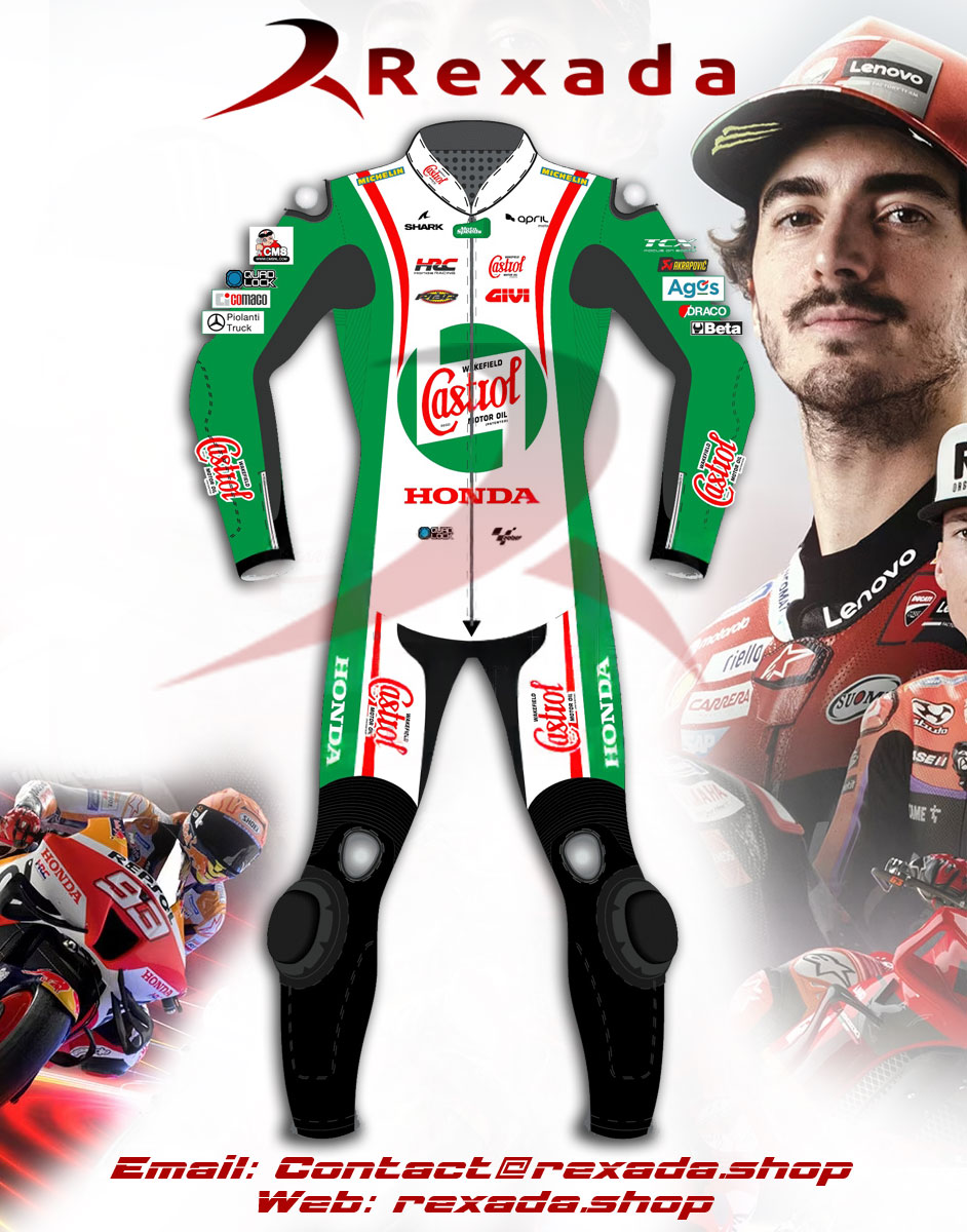 Johann Zarco Suit Castrol Honda British GP 2024
