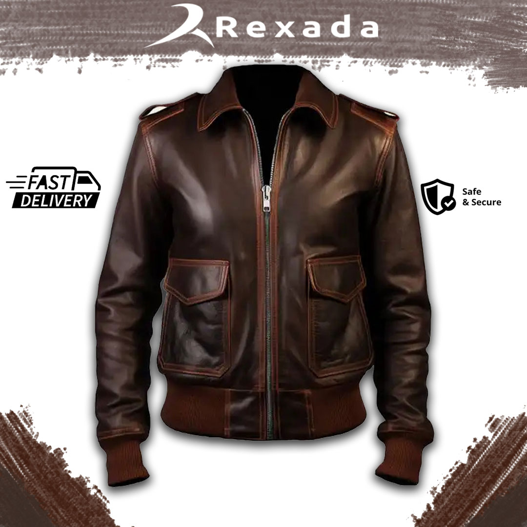Rexada Avalyne Women’s Black Leather Bomber Jacket – Modern Streetwear Luxury