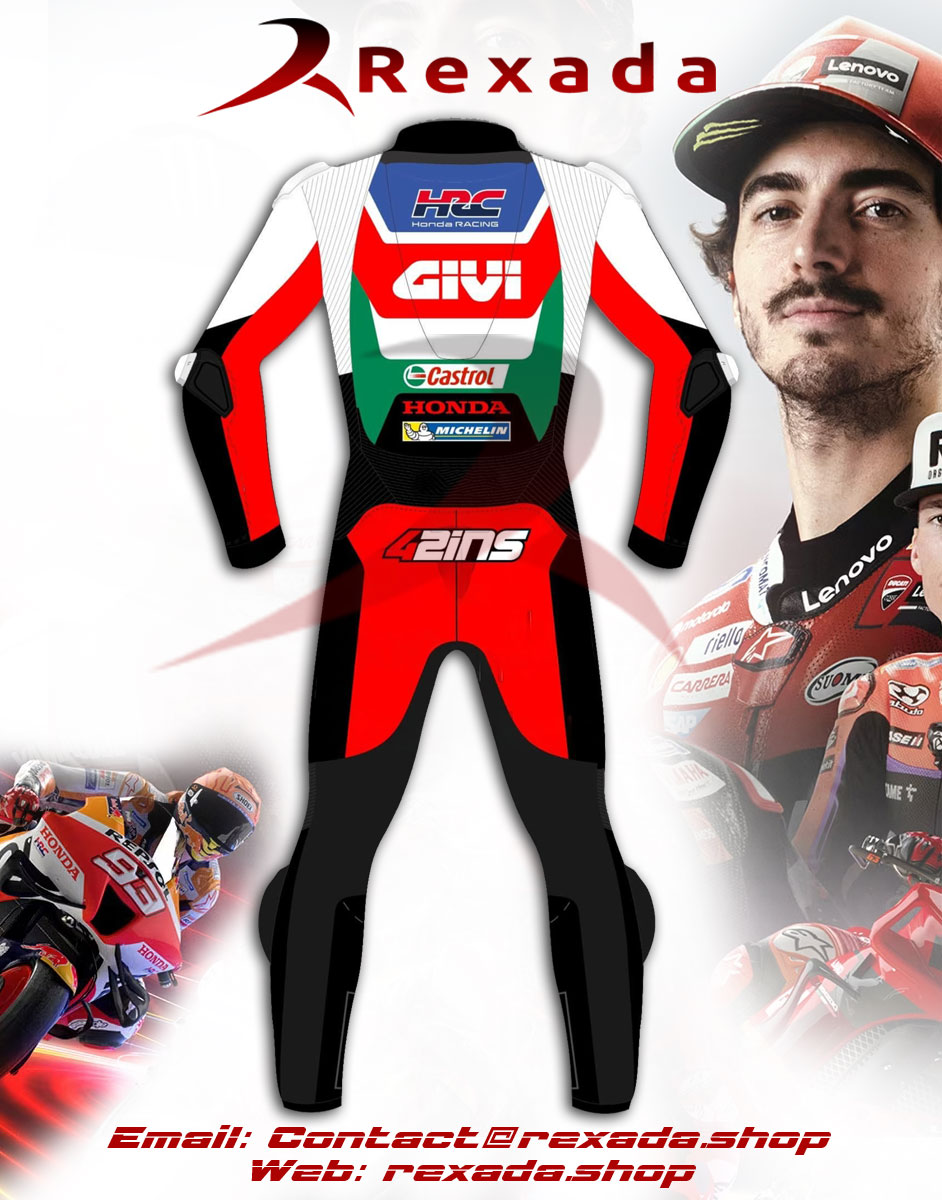 Leather Motorcycle Overalls Ducati 23 WT