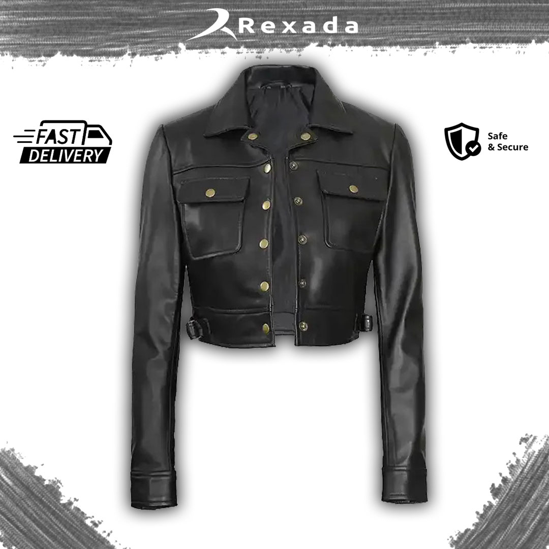 Rexada Stella Trucker – Timeless Leather Style with Modern Confidence